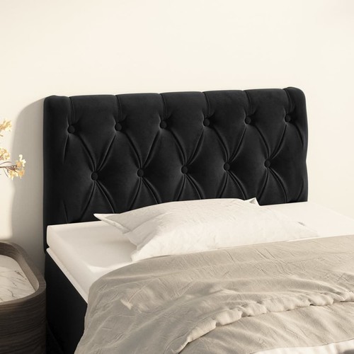Kopfteil 80x7x88 schwarz - kopfteil, cm