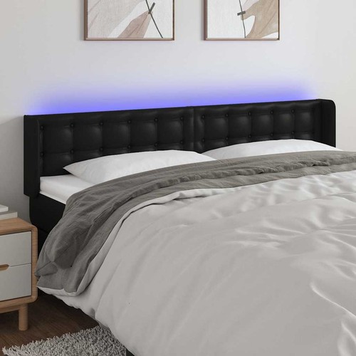 Led kopfteil schwarz - kopfteil,