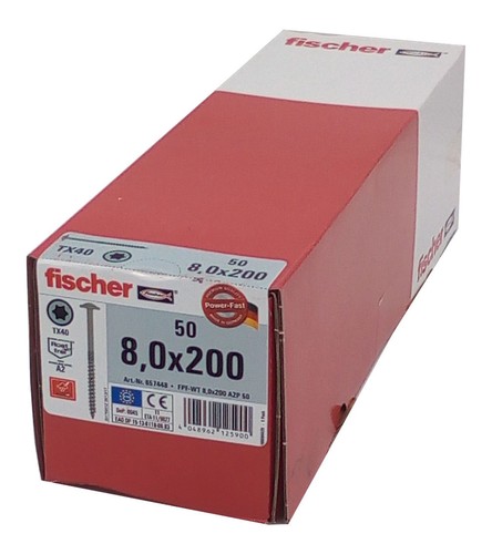 50x fischer holzschraube - 50x,