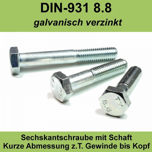 M12 din 931 8 - din, 8.8