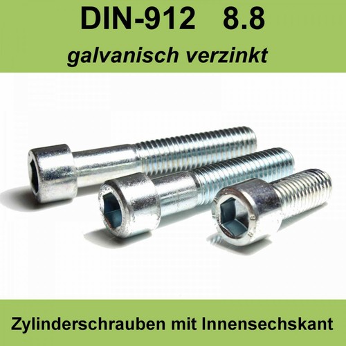 M10 din 912 zylinderschraube - din,